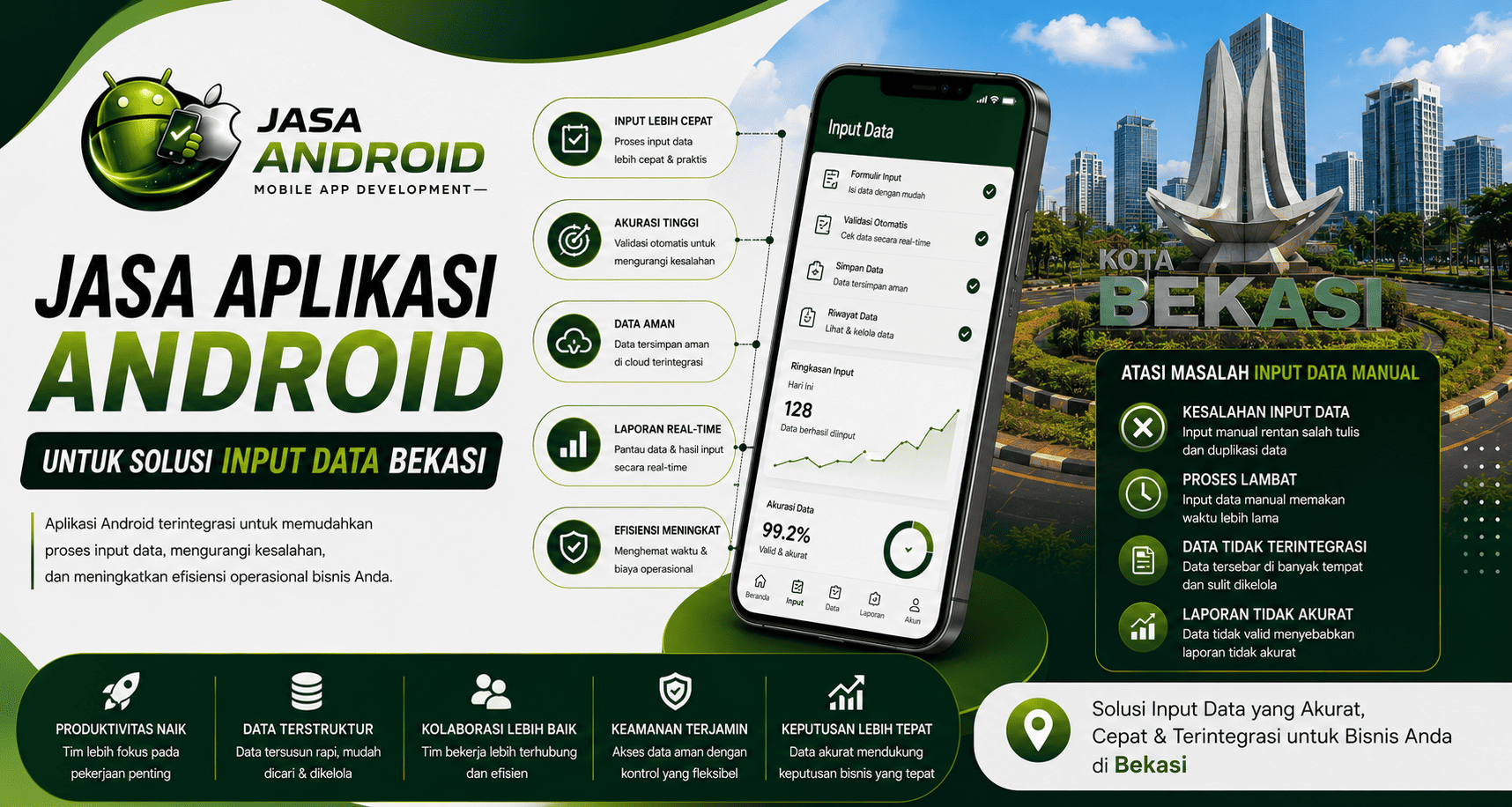 Jasa Aplikasi Android untuk Solusi Input Data Bekasi